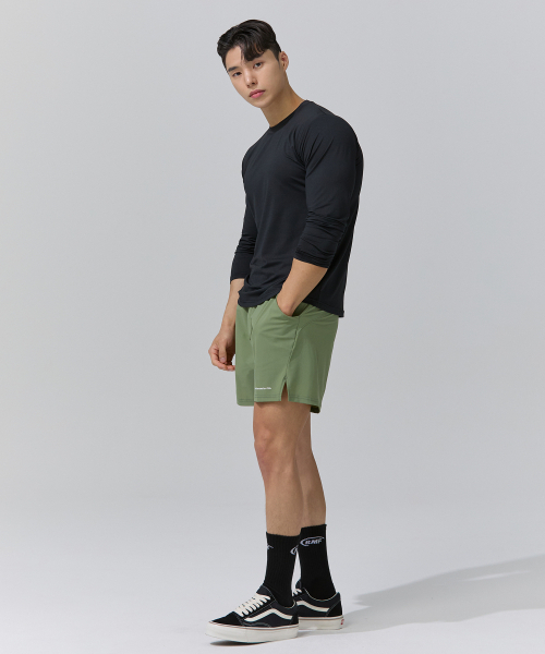 BLACK MONSTER FIT(ブラックモンスターフィット)の「クーリングプラストリコットランニング3部パンツ(カーキ)/ BM210223(その他パンツ・レディース・その他・XX-LARGE/MEDIUM/LARGE/X-LARGE)」の3枚目の写真