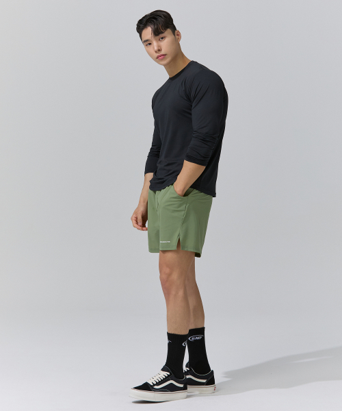 BLACK MONSTER FIT(ブラックモンスターフィット)の「クーリングプラストリコットランニング3部パンツ(カーキ)/ BM210223(その他パンツ・レディース・その他・XX-LARGE/MEDIUM/LARGE/X-LARGE)」の5枚目の写真
