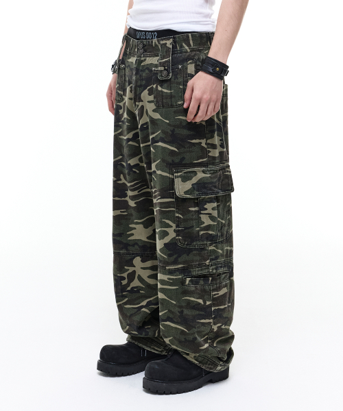 OPUS 0012(オーパス0012)の「Op. 08 LIQUID CARGO PANTS CAMO(その他パンツ・レディース・その他・SMALL/MEDIUM/LARGE/X-SMALL)」の1枚目の写真