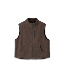 9999ARCHIVE（9999アーカイブ）の「Vintage Reversible Oxford Vest（ベスト）」