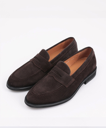 BRENOWELT（ブレノヴェルト）の「ファーストイタリースエードダークブラウンペニーローファー（ローファー）」