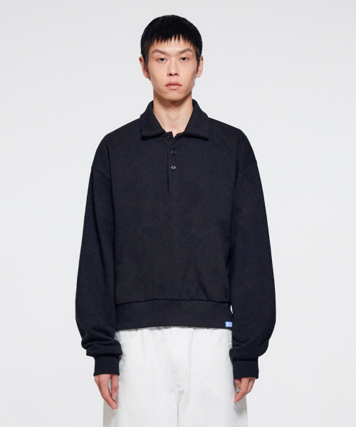 ERA(エラ)の「ユニセックス ERA ヘビーカラー スウェットシャツ - ブラック(スウェット・レディース・その他・SMALL/MEDIUM/LARGE)」の6枚目の写真