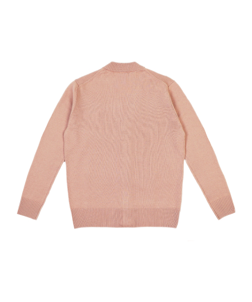 SOLEW(ソル)の「ウールVネックカーディガン_ピンクベージュ(カーディガン/ボレロ・メンズ・その他・SMALL/MEDIUM/LARGE/X-LARGE)」の2枚目の写真