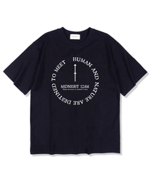 12amタイム 半袖Tシャツ ネイビー