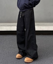 WESTBOY | リジット ルーズ バギー ブラックデニムパンツ WO25W11PT01(デニムパンツ)