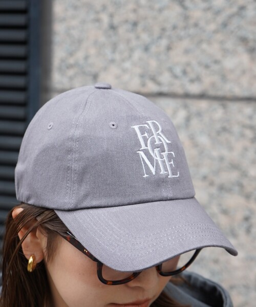 abahouse mavie（アバハウスマヴィ）の「【select】ロゴ刺繍キャップ（キャップ・レディース・スミクロ/サックスブルー/ブラウン・フリー）」の2枚目の写真