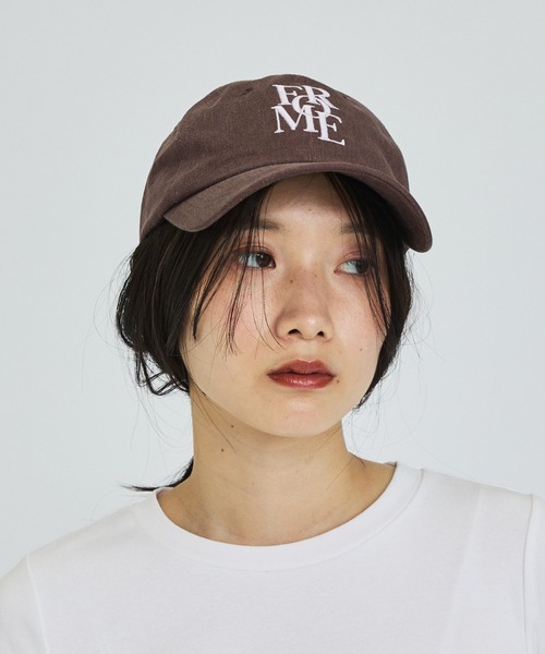 abahouse mavie(アバハウスマヴィ)の「【別注カラー登場】ロゴ刺繍キャップ(キャップ・レディース・スミクロ/サックスブルー/ブラウン/ネイビー/ブラウン系その他・フリー)」の9枚目の写真