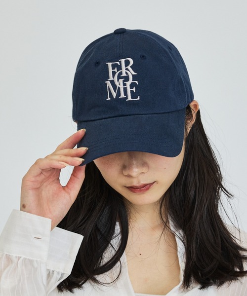 abahouse mavie(アバハウスマヴィ)の「【別注カラー登場】ロゴ刺繍キャップ(キャップ・レディース・スミクロ/サックスブルー/ブラウン/ネイビー/ブラウン系その他・フリー)」の13枚目の写真