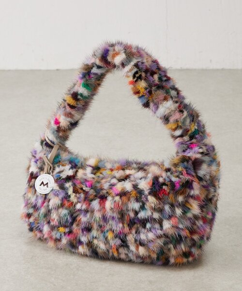 BEARDSLEY（ビアズリー）の「《MARCO MASI》ミンクファーMIXカラーバッグ（トートバッグ・レディース・パープル・FREE）」の8枚目の写真
