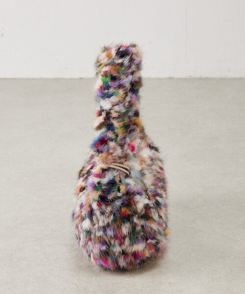 BEARDSLEY（ビアズリー）の「《MARCO MASI》ミンクファーMIXカラーバッグ（トートバッグ・レディース・パープル・FREE）」の10枚目の写真