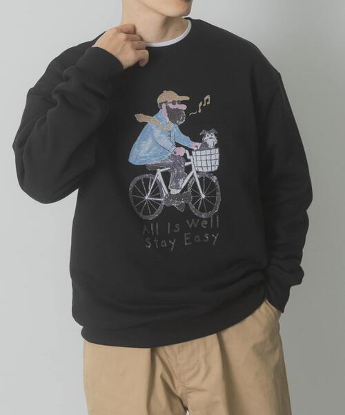 ITEMS URBANRESEARCH（アイテムズ アーバンリサーチ）の「OJISAMPO スウェットトップス（スウェット・メンズ・その他1/その他3/その他2/その他4・LARGE/MEDIUM）」の2枚目の写真