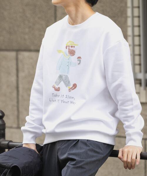 ITEMS URBANRESEARCH（アイテムズ アーバンリサーチ）の「OJISAMPO スウェットトップス（スウェット・メンズ・その他1/その他3/その他2/その他4・LARGE/MEDIUM）」の3枚目の写真