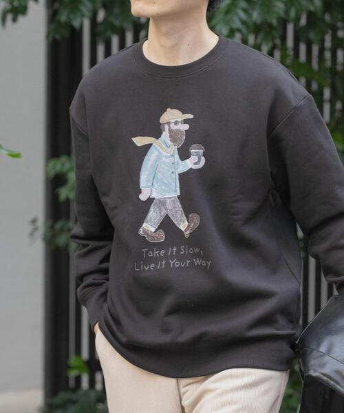 ITEMS URBANRESEARCH（アイテムズ アーバンリサーチ）の「OJISAMPO スウェットトップス（スウェット・メンズ・その他1/その他3/その他2/その他4・LARGE/MEDIUM）」の4枚目の写真