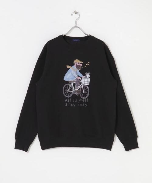 ITEMS URBANRESEARCH（アイテムズ アーバンリサーチ）の「OJISAMPO スウェットトップス（スウェット・メンズ・その他1/その他3/その他2/その他4・LARGE/MEDIUM）」の14枚目の写真