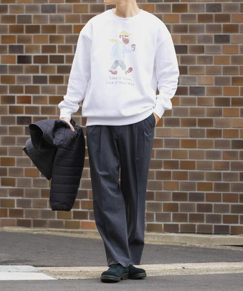 ITEMS URBANRESEARCH（アイテムズ アーバンリサーチ）の「OJISAMPO スウェットトップス（スウェット・メンズ・その他1/その他3/その他2/その他4・LARGE/MEDIUM）」の18枚目の写真