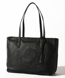 【HOUSE OF FLORENCE/ハウス オブ フローレンス】イタリアンレザー 型押しエンボス トートバッグ(M)