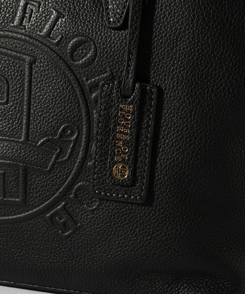 HOUSE OF FLORENCE(ハウスオブフローレンス)の「【HOUSE OF FLORENCE/ハウス オブ フローレンス】イタリアンレザー 型押しエンボス トートバッグ(M)(トートバッグ・レディース・ピンク/グリーン/ブラウン/イエロー/グレイッシュベージュ/ブラック/ブルー・FREE)」の17枚目の写真
