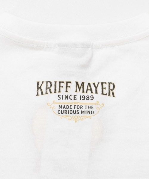 KRIFF MAYER(クリフメイヤー)の「プリント半袖T(ポーク)(Tシャツ/カットソー・メンズ・オフホワイト/レッド/チャコール/ネイビー・MEDIUM/LARGE/X-LARGE)」の7枚目の写真