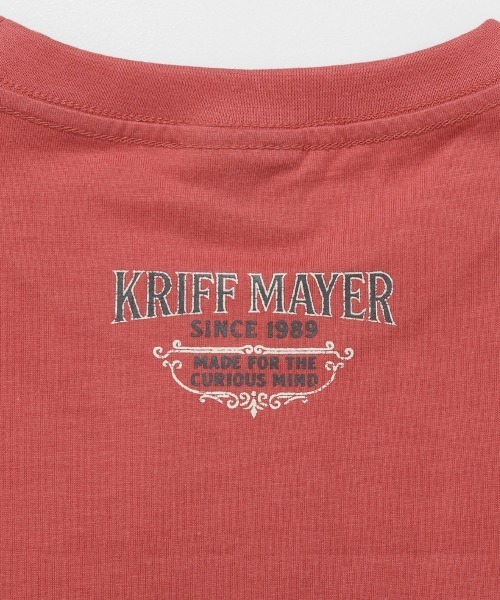 KRIFF MAYER(クリフメイヤー)の「プリント半袖T(ポーク)(Tシャツ/カットソー・メンズ・オフホワイト/レッド/チャコール/ネイビー・MEDIUM/LARGE/X-LARGE)」の10枚目の写真