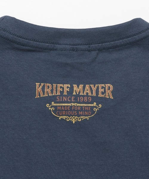 KRIFF MAYER(クリフメイヤー)の「プリント半袖T(ポーク)(Tシャツ/カットソー・メンズ・オフホワイト/レッド/チャコール/ネイビー・MEDIUM/LARGE/X-LARGE)」の8枚目の写真