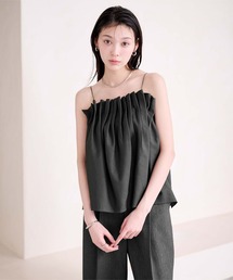 ur's（ユアーズ）の「シェルプリーツキャミトップス（キャミソール）」