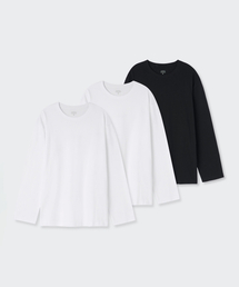 ベーシック長袖Tシャツ3パック