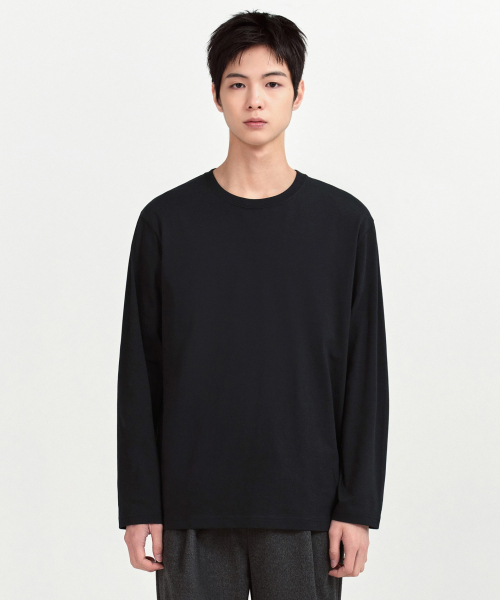 MUSINSA STANDARD(ムシンサスタンダード)の「ベーシック長袖Tシャツ3パック(Tシャツ/カットソー・レディース・その他・S/M/XL/2XL/XXX-LARGE/L)」の4枚目の写真