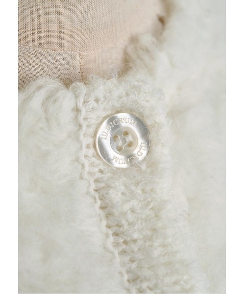 LUDICRUM(ルーディクルム)の「Cotton candy knit jacket(カーディガン/ボレロ・レディース・ベビーピンク/オフホワイト・FREE)」の15枚目の写真