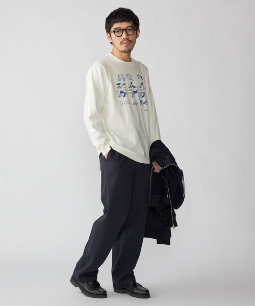 SHIPS(シップス)の「【WEB限定/SHIPS別注】CONVENIENCEYOUNG: DOG LS T(Tシャツ/カットソー・メンズ・ブルー/レッド・SMALL/MEDIUM/LARGE/X-LARGE)」の8枚目の写真