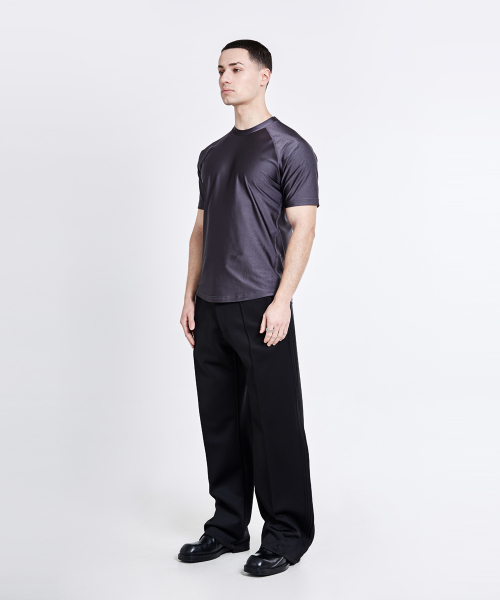 51%(フィフティーワンパーセント)の「Triangle Back logo T-shirt - Charcoal(Tシャツ/カットソー・メンズ・その他・L/M)」の3枚目の写真