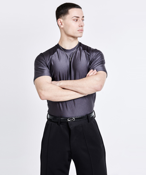 51%(フィフティーワンパーセント)の「Triangle Back logo T-shirt - Charcoal(Tシャツ/カットソー・メンズ・その他・L/M)」の12枚目の写真