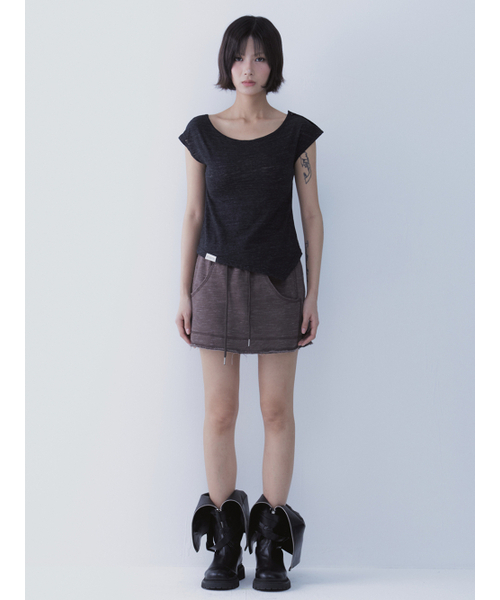 SETSETSET（セットセットセット）の「ヘイズ スカートパンツ ブラウン（その他パンツ・レディース・その他・ONE SIZE）」の3枚目の写真