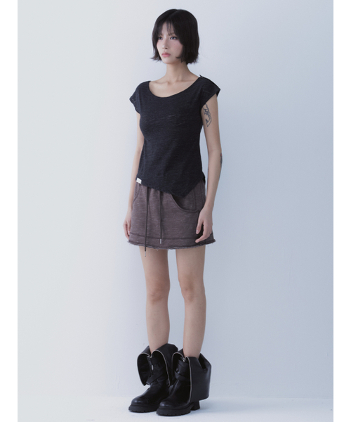 SETSETSET（セットセットセット）の「ヘイズ スカートパンツ ブラウン（その他パンツ・レディース・その他・ONE SIZE）」の4枚目の写真