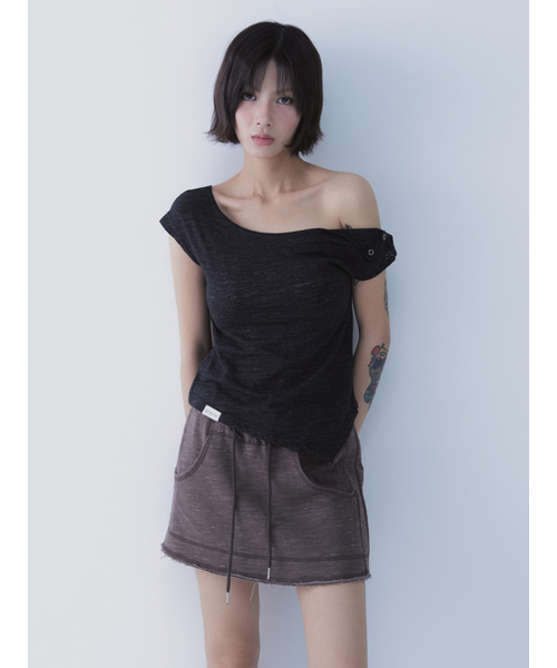 SETSETSET（セットセットセット）の「ヘイズ スカートパンツ ブラウン（その他パンツ・レディース・その他・ONE SIZE）」の8枚目の写真