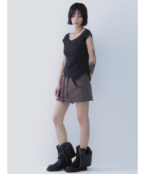 SETSETSET（セットセットセット）の「ヘイズ スカートパンツ ブラウン（その他パンツ・レディース・その他・ONE SIZE）」の9枚目の写真