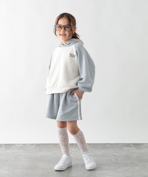 GLOBAL WORK（グローバルワーク）の「トクトクあったかセットアップ/638354（ワンピース・キッズ・ブルー系その他/ブラック・160cm/150cm/140cm/130cm）」の12枚目の写真