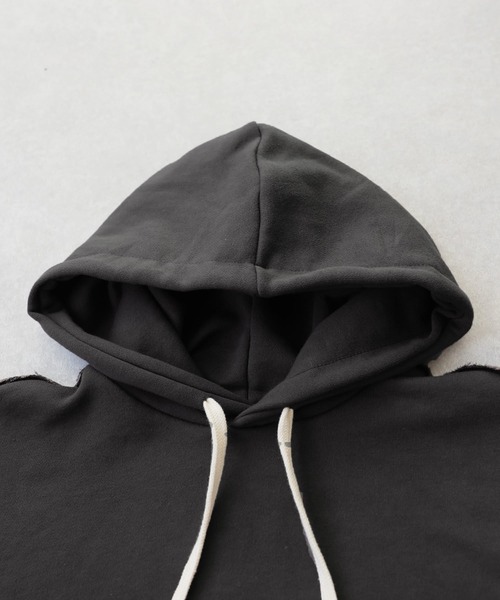 antiqua（アンティカ）の「裏毛 パーカー（パーカー・レディース・ブラック/チャコールグレー・ONESIZE）」の15枚目の写真