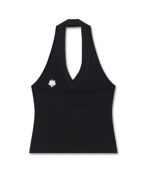 MICHIKO LONDON(ミチコ ロンドン)の「ホルターネックPKトップ ブラック(Tシャツ/カットソー・レディース・その他・S/M)」の6枚目の写真