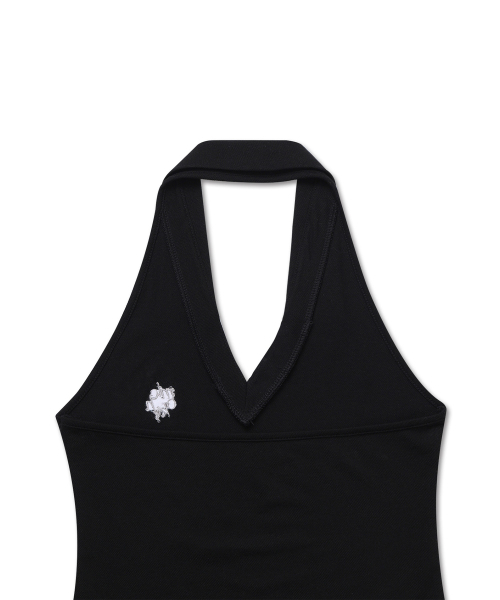 MICHIKO LONDON(ミチコ ロンドン)の「ホルターネックPKトップ ブラック(Tシャツ/カットソー・レディース・その他・S/M)」の7枚目の写真