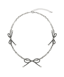 LUVISTRUE | SM RIBBON CHOCKER(BLACK)(ネックレス)