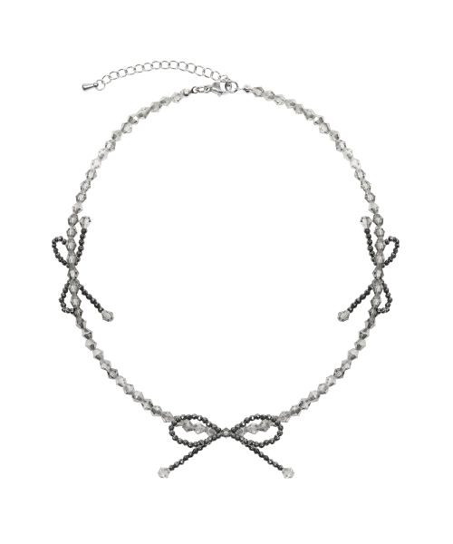 LUVISTRUE（ラヴイズトゥルー）の「SM RIBBON CHOCKER(BLACK)（ネックレス・レディース・その他・FREE）」の2枚目の写真
