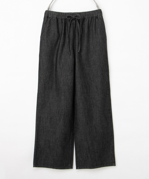 Honeys（ハニーズ）の「デニムイージーパンツ（股下６６ｃｍ）（デニムパンツ・レディース・ライトグレー/インディゴブルー/グレー/ブラック・S/M/LL/L）」の10枚目の写真