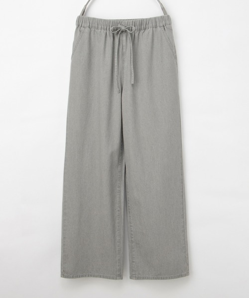 Honeys（ハニーズ）の「デニムイージーパンツ（股下６６ｃｍ）（デニムパンツ・レディース・ライトグレー/インディゴブルー/グレー/ブラック・S/M/LL/L）」の14枚目の写真