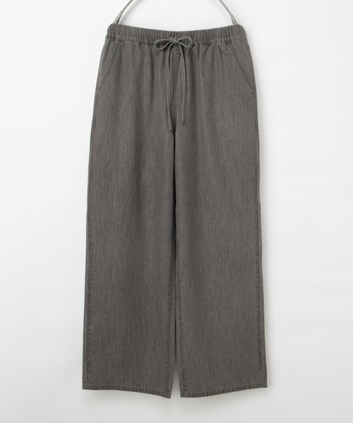 Honeys（ハニーズ）の「デニムイージーパンツ（股下６６ｃｍ）（デニムパンツ・レディース・ライトグレー/インディゴブルー/グレー/ブラック・S/M/LL/L）」の16枚目の写真