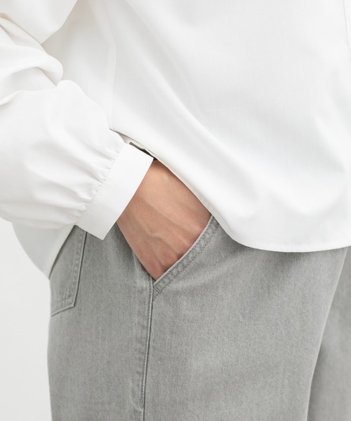 Honeys（ハニーズ）の「デニムイージーパンツ（股下６６ｃｍ）（デニムパンツ・レディース・ライトグレー/インディゴブルー/グレー/ブラック・S/M/LL/L）」の21枚目の写真