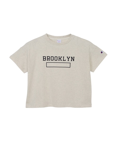 Champion（チャンピオン）の「【Champion/チャンピオン】レディース ショートスリーブTシャツ（Tシャツ/カットソー・レディース・ライトブルー/ホワイト/ライトオレンジ系1/オートミール/ネイビー・LARGE/MEDIUM）」の3枚目の写真