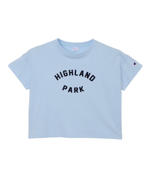 Champion（チャンピオン）の「【Champion/チャンピオン】レディース ショートスリーブTシャツ（Tシャツ/カットソー・レディース・ライトブルー/ホワイト/ライトオレンジ系1/オートミール/ネイビー・LARGE/MEDIUM）」の4枚目の写真