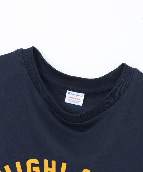 Champion（チャンピオン）の「【Champion/チャンピオン】レディース ショートスリーブTシャツ（Tシャツ/カットソー・レディース・ライトブルー/ホワイト/ライトオレンジ系1/オートミール/ネイビー・LARGE/MEDIUM）」の16枚目の写真