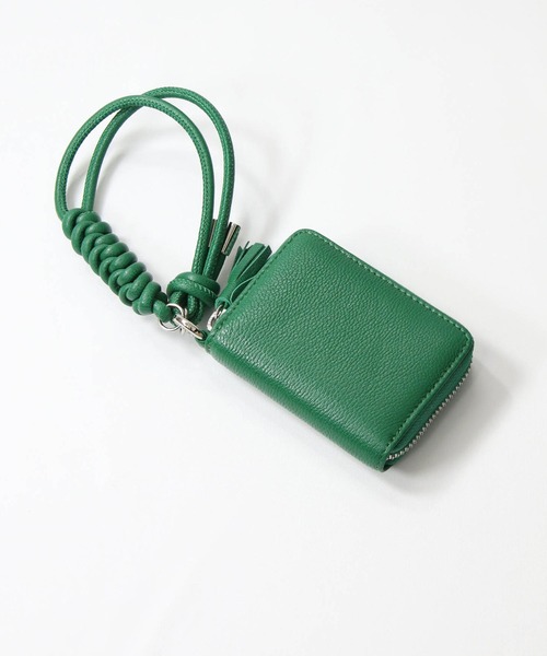 Gready Brilliant(グレディブリリアン)の「ストラップ付ウォレット(財布・レディース・グリーン/ブラック/ゴールド・FREE)」の2枚目の写真