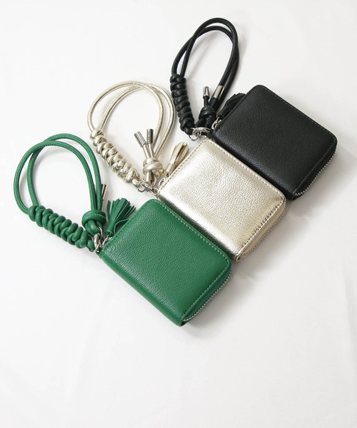 Gready Brilliant(グレディブリリアン)の「ストラップ付ウォレット(財布・レディース・グリーン/ブラック/ゴールド・FREE)」の12枚目の写真